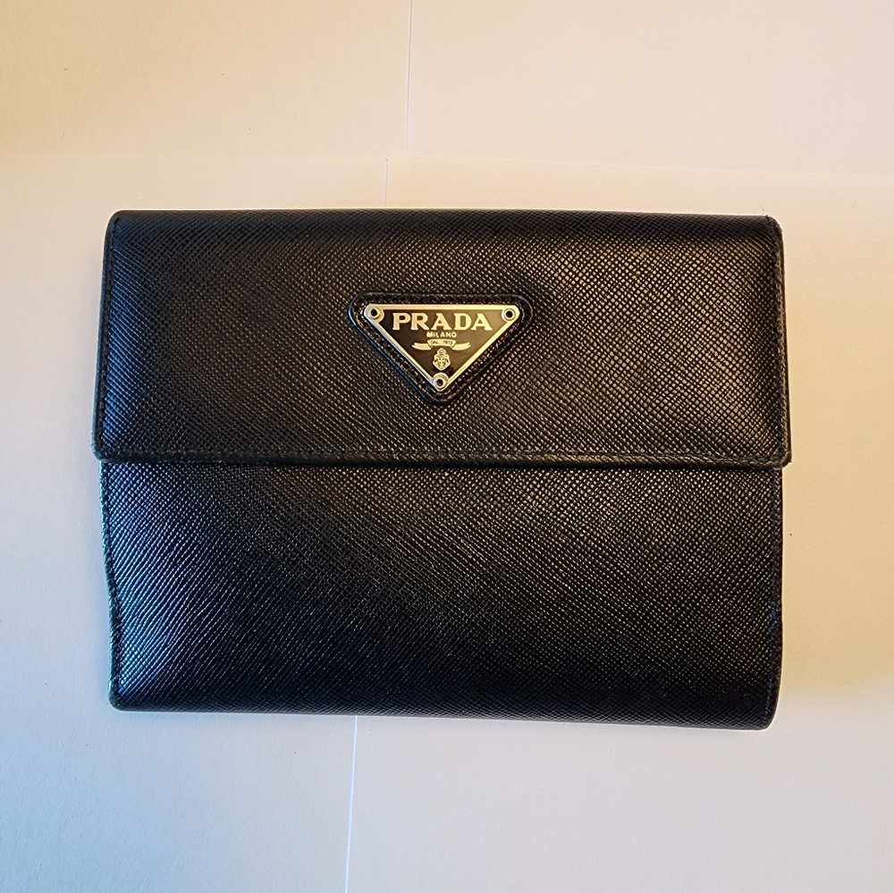 PRADA Tessuto Leather Wallet - Picture 14 of 15
